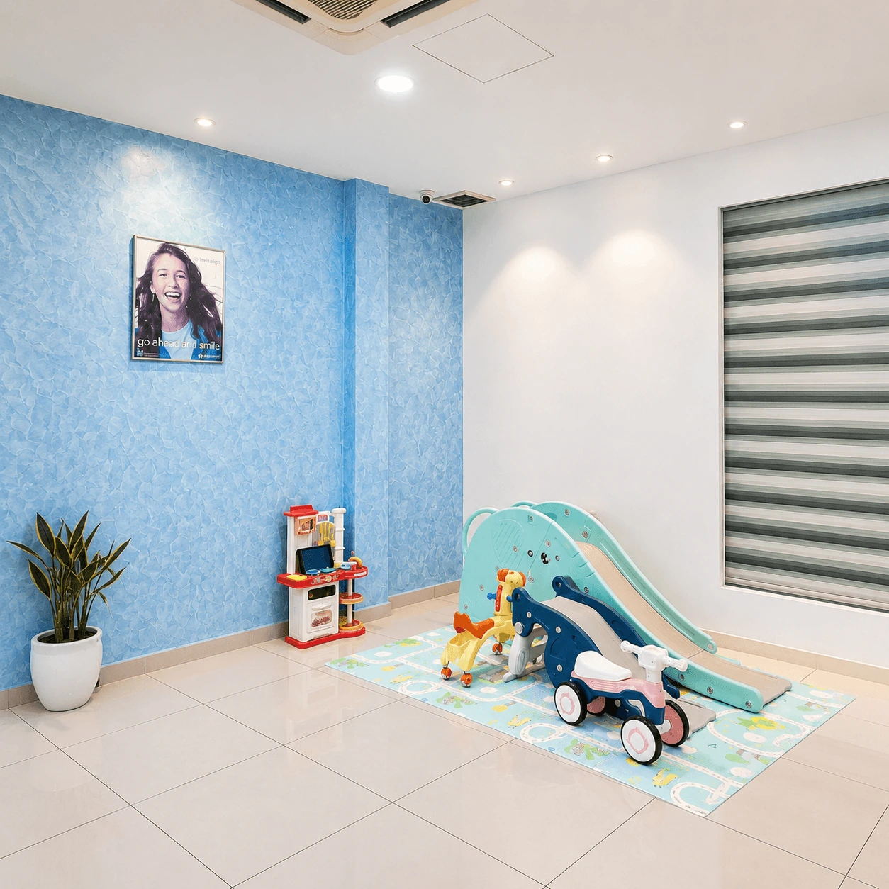 Children's play area at Tooth Buddy Dental Clinic Banting