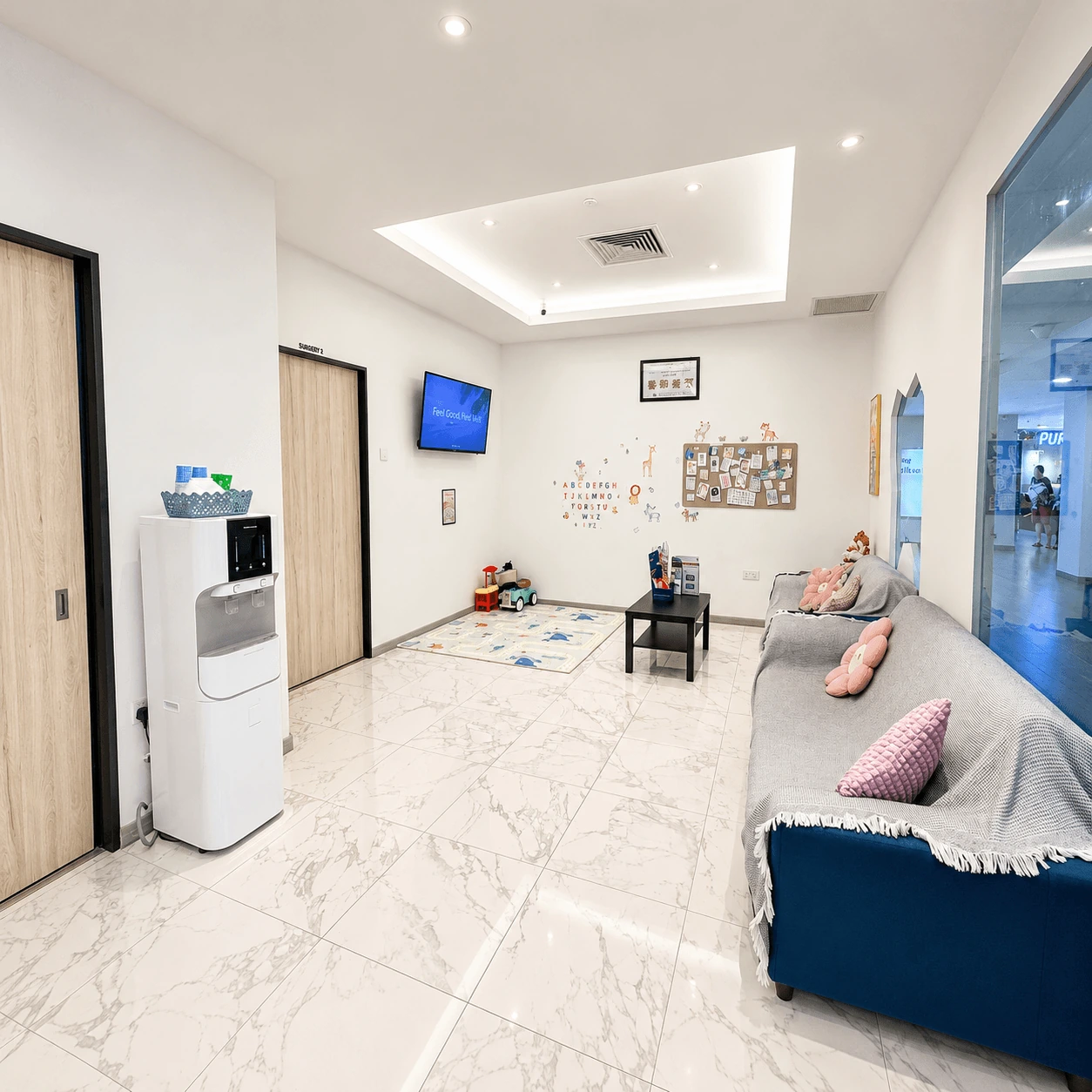 Patient waiting area at Tooth Buddy Dental Clinic Quayside Mall