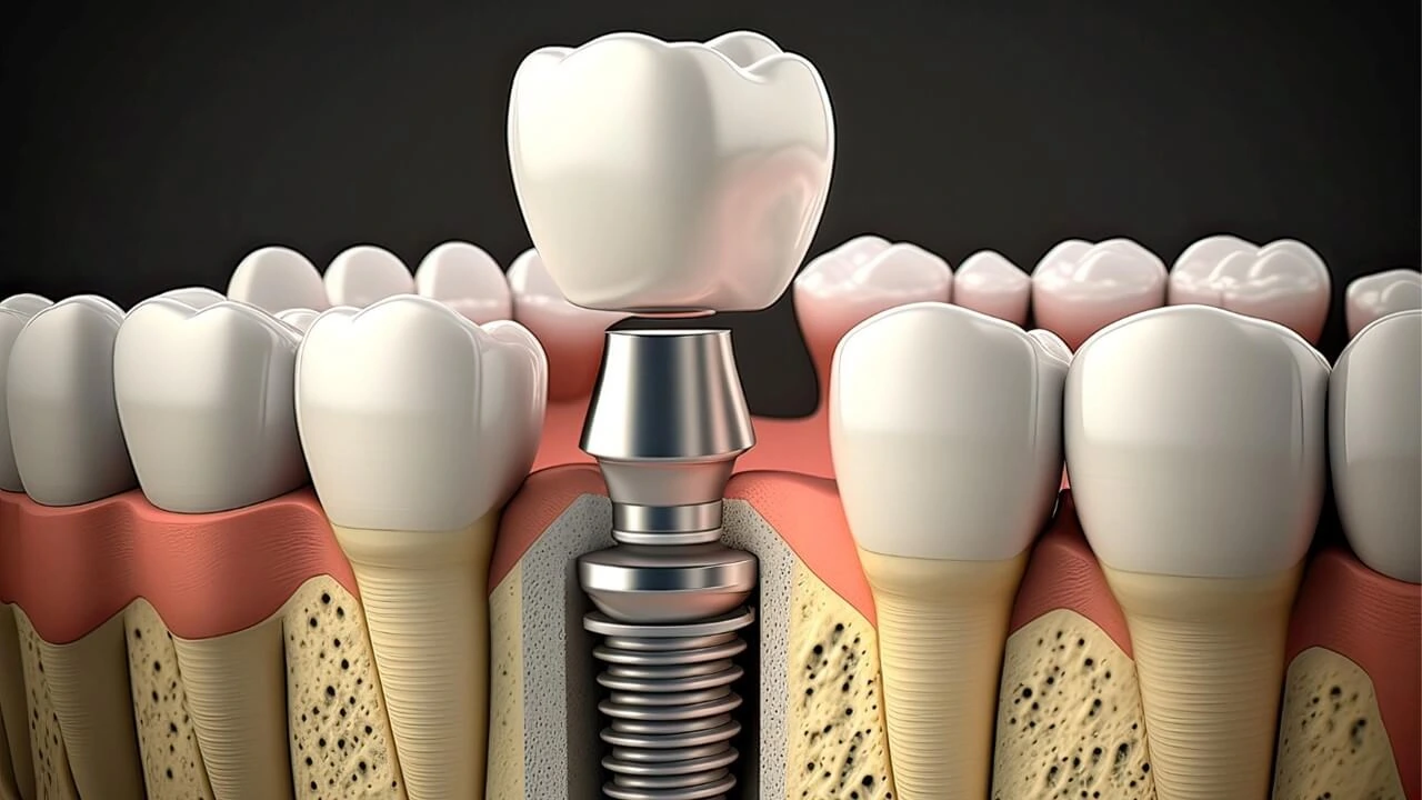 Dental implant treatment for a missing tooth