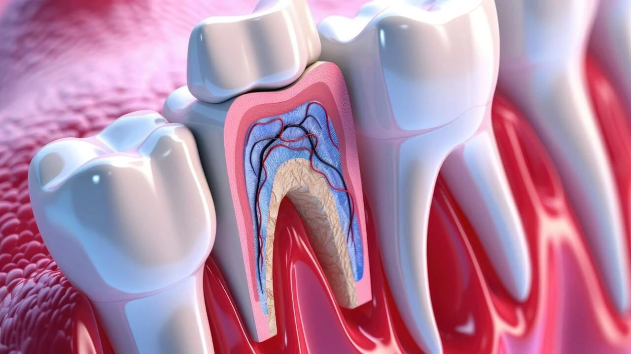 Root canal treatment to save a natural tooth